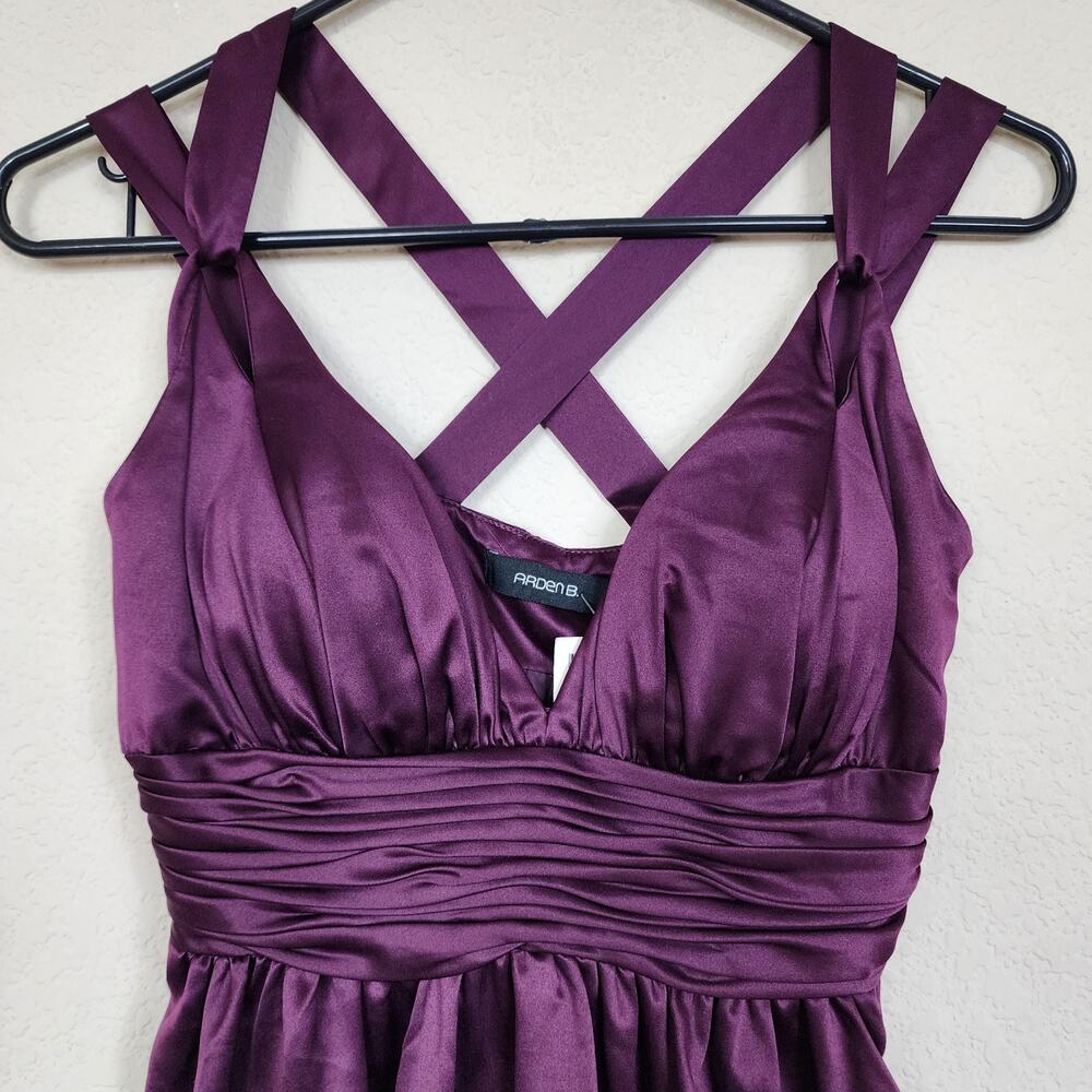NWT $168 Silk Arden B. XS Burgundy Merlot Mini Dress